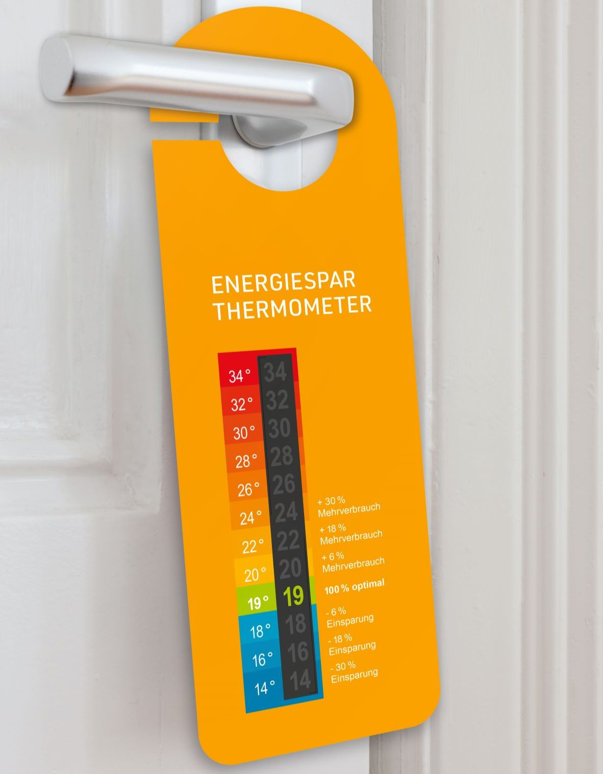 Ecobos temperatuurkaart - deurhanger